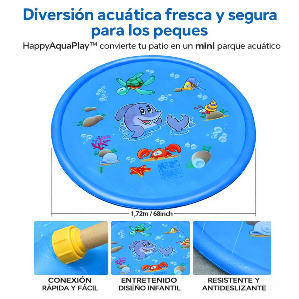 HappyAquaPlay™ ( Alfombra Lanza Agua)